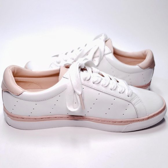 J. Crew Saturday Sneaker White Leather Casual Sz 7 - Picture 9 of 12